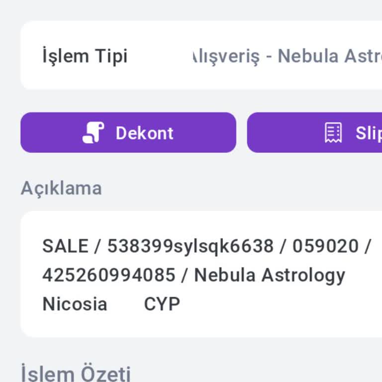 App Nebula İzinsiz Çekilen Ödeme Ve İptal Talebi