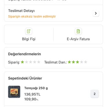 Tazedirekt Eksik Ürün Gönderimi Ve Bilgilendirme Sorunları