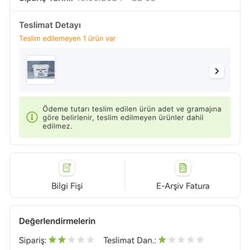 Tazedirekt Eksik Ürün Gönderimi Ve Bilgilendirme Sorunları