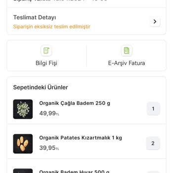 Tazedirekt Eksik Ürün Gönderimi Ve Bilgilendirme Sorunları