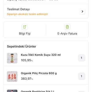 Tazedirekt Eksik Ürün Gönderimi Ve Bilgilendirme Sorunları