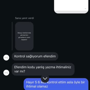 Modaneven Bir Alışveriş Hesabı Değil. Beni Yanıltıp Engellediler