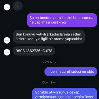 Modaneven Bir Alışveriş Hesabı Değil. Beni Yanıltıp Engellediler