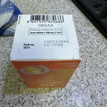 Orzax İlaç Orzak Ocean Vitamin C