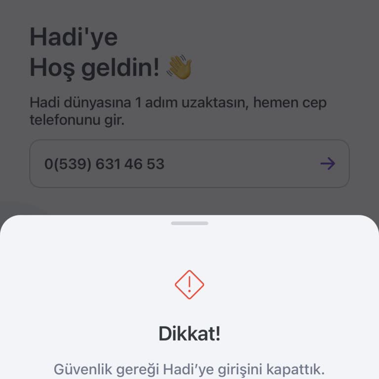 Tom Pay Hadi Giremiyorum Destek Lütfen