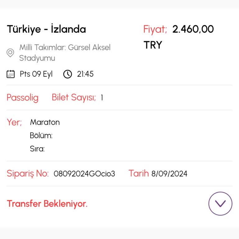 Biletalsat Bilet Transferi Sorunu