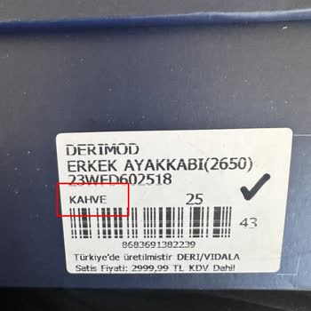 Derimod Yanlış Ürün Ve Geciken İade Sorunu