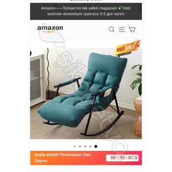 Amazing-tr.com Tembel Kanepe Sipariş Verdim Bir Alana Bir Bedava