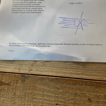 Tüvtürk'ten Fatura Alamadım