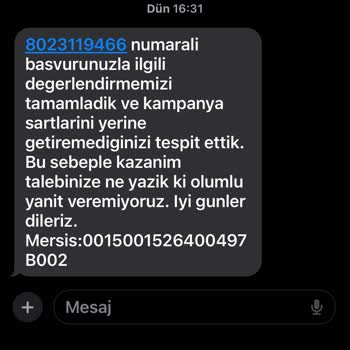 Akbank'ın Kampanya Şartlarını Yerine Getirmeme Sorunu