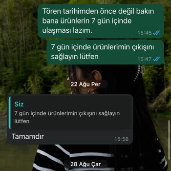 Dk Design Event Sipariş Verilen Kolonyaların Teslim Edilmemesi Ve Kötü Hizmet