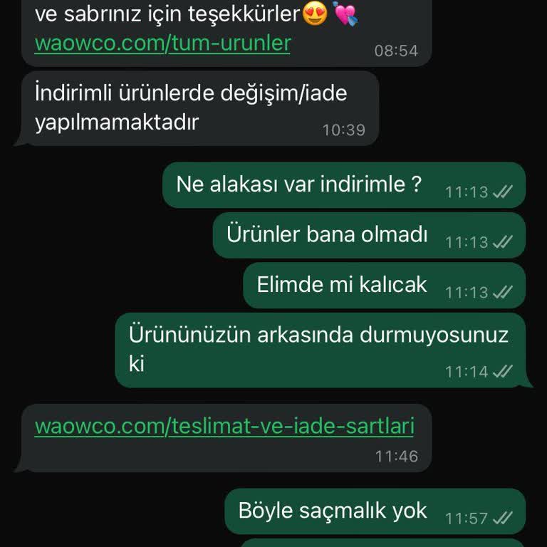 Waow.co İndirimli Ürünlerde İade Sorunu Ve Yanıltıcı Fotoğraflar