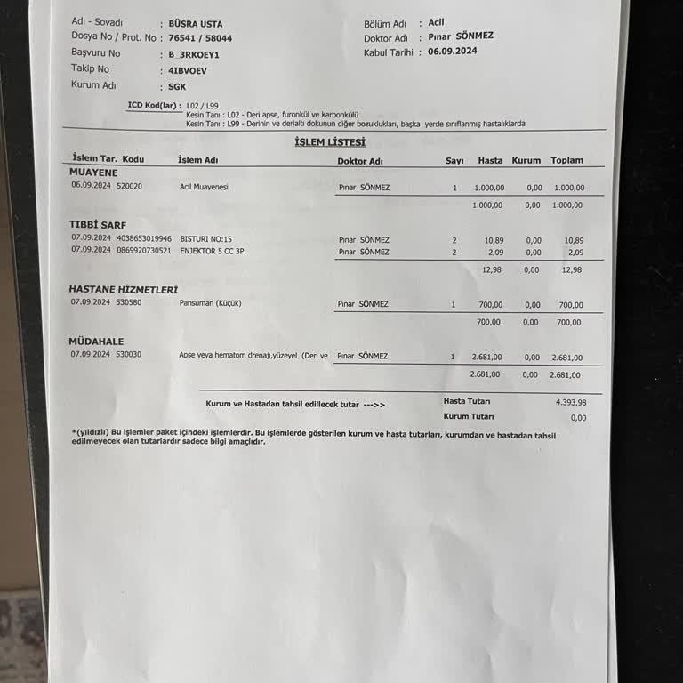 Medistanbul Hastanesi Bir Sivilce Sıkmak 3393₺