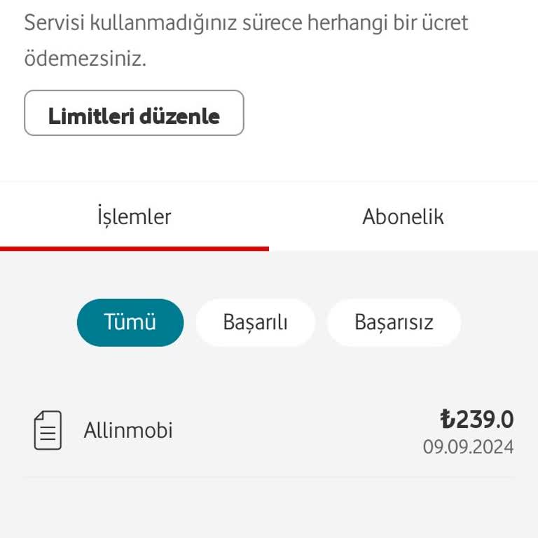 Allinmobi Belirsiz Ücret Ödüyorum