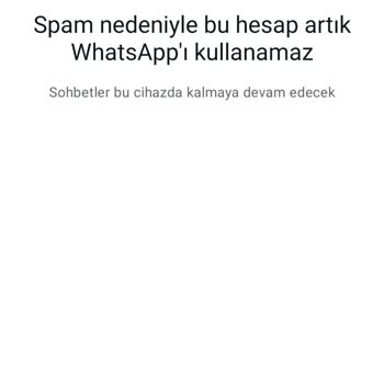 WhatsApp'tan Gereksiz Spam