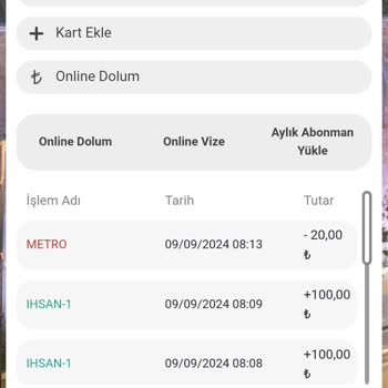 BURULAŞ Kartınız Vize İçin Uygun Değil