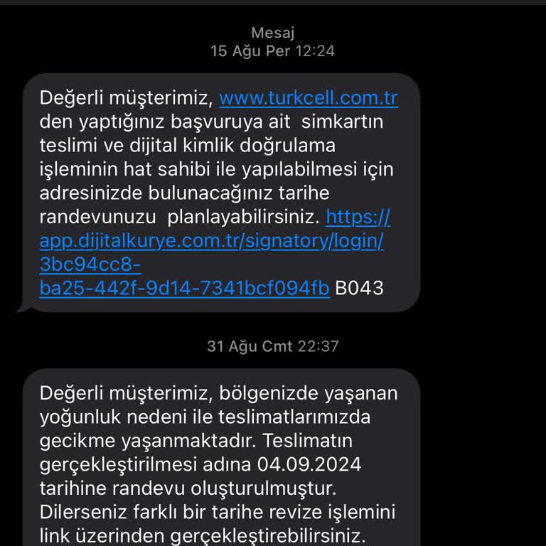Turkcell Dijital Kurye Hizmetinde Büyük Sorunlar