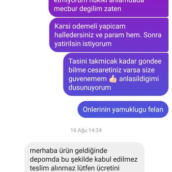 TarzKız Hatalı Ürün Ve İade Sürecindeki Sorunlar
