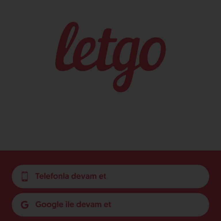 Apple İle Letgo'ya Giremiyorum