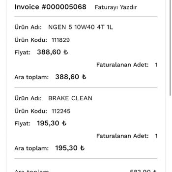 Motul Madeni Yağlar Eksik Ürün Teslimatı Ve İletişim Sorunu