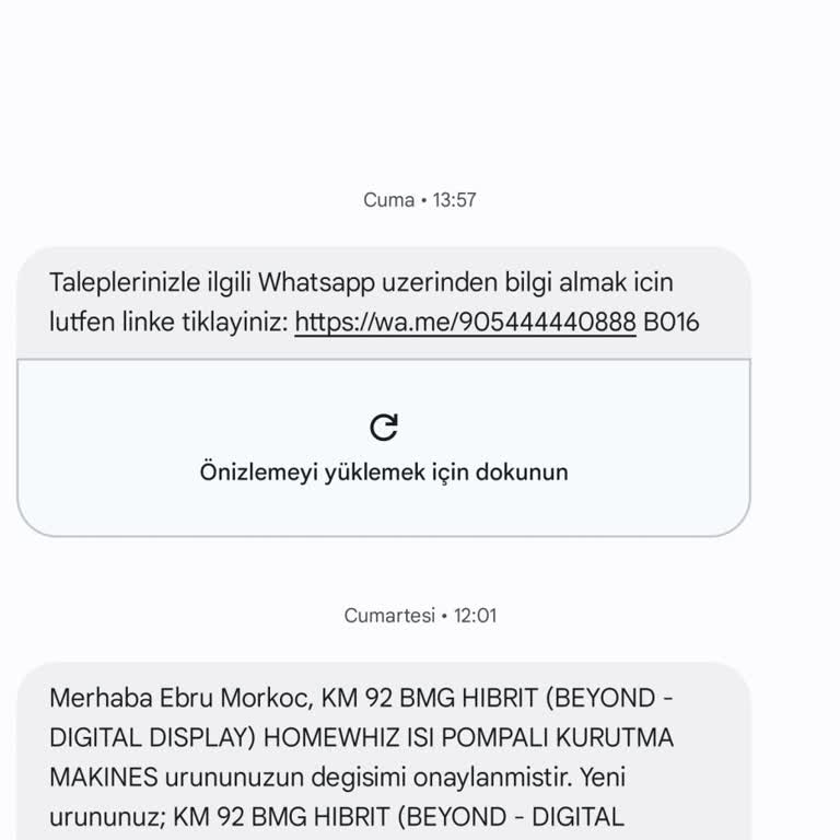 Beko Revizyon Ürün İptali