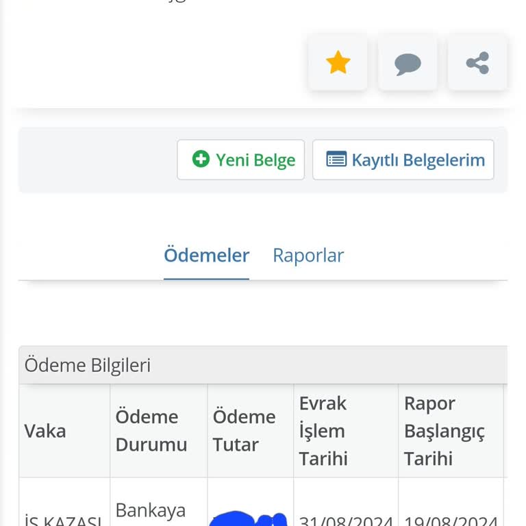 SGK Rapor Ödemesi Yapılmadı