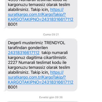 Sürat Kargo Şikayet Kargomu Dağıtıma Çıkardıkları Halde Teslim Etmiyor
