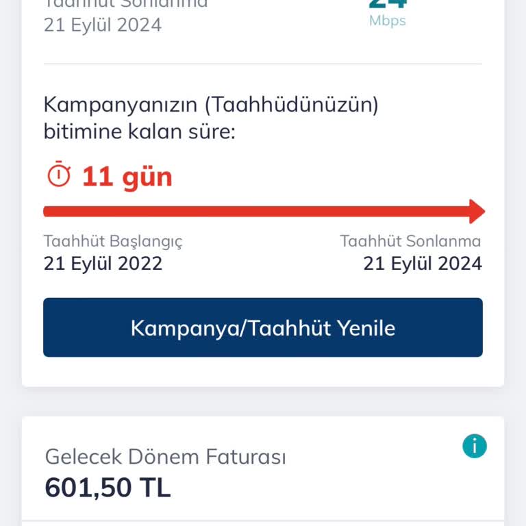 Türk Telekom İnternet Sözleşme Süresi Dolmadan Yüksek Fatura Çıkması