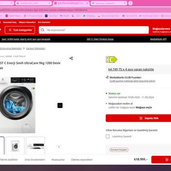 Media Markt'tan Aldığım Çamaşır Makinesi 12 Gündür Kayıp