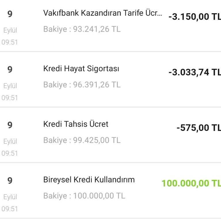 VakıfBank Kazandıran Tarife İptali