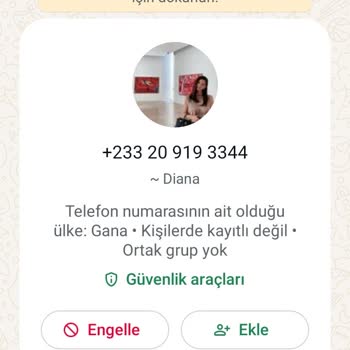 WhatsApp Yurt Dışı Numara Beni Arıyor Şikayetçiyim 0233 Bir Afrika Numarası