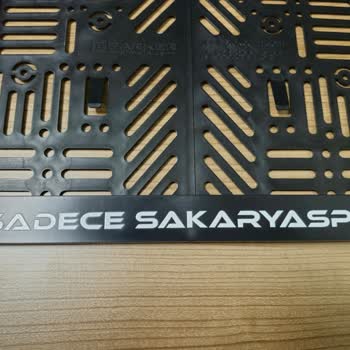 Otodark Baskı Hatalı Plakalık