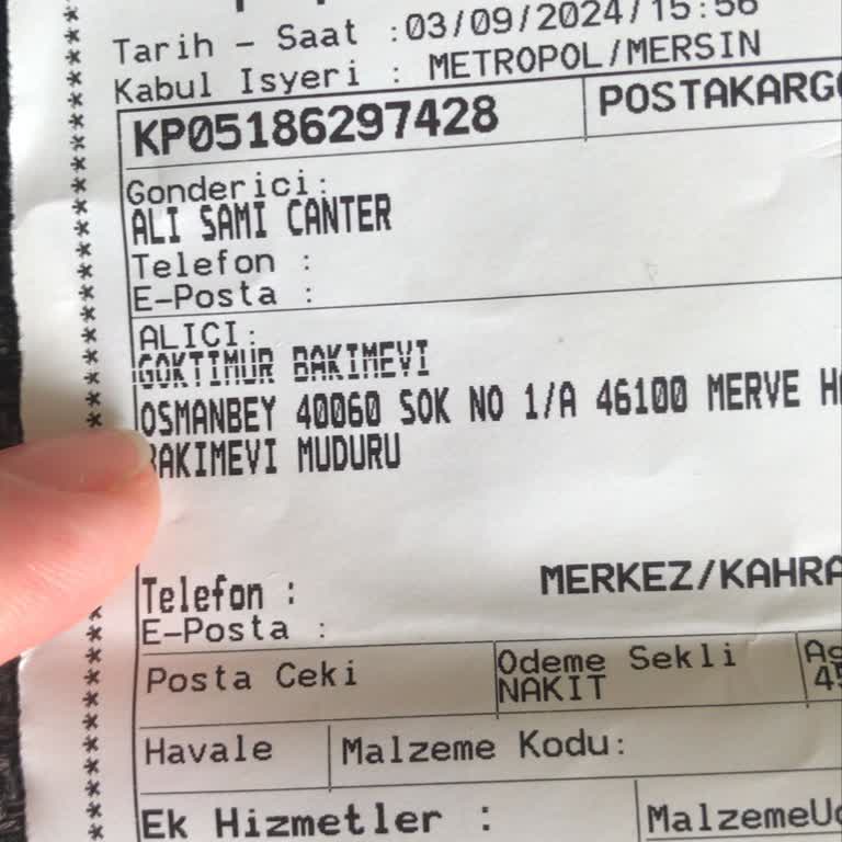PTT Kargo Kahramanmaraş PTT Kargoyu Sisteme Geç Girip Dağıtımı Geciktirdi