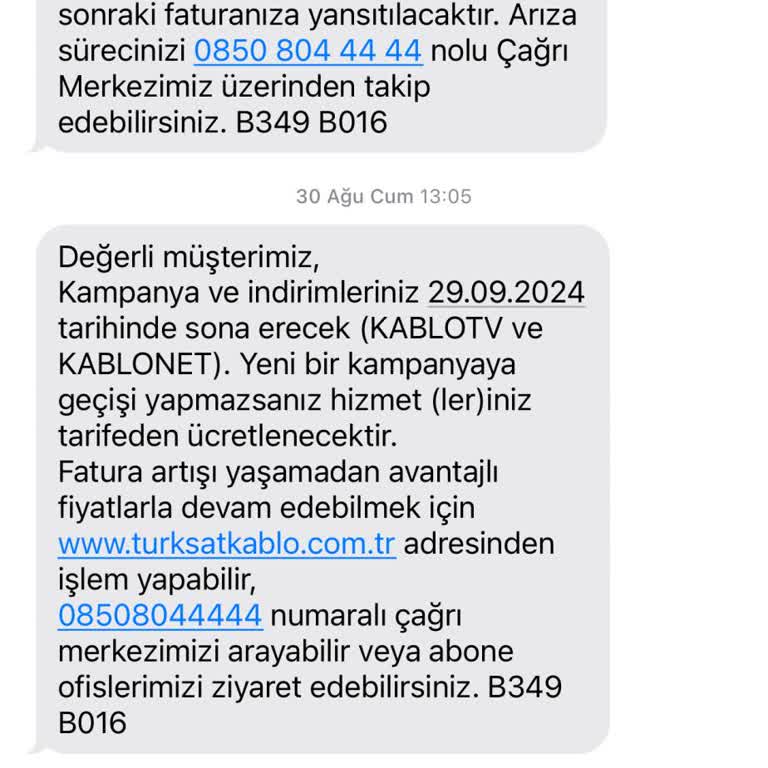 Kablo Net TÜRKSAT Eve Gelmeden Arıza Tespit Ücreti Alıyor