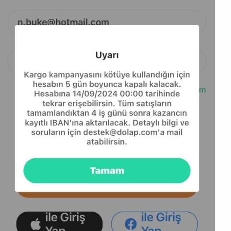 Dolap Uygulaması Şikayet