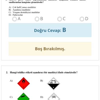 Öz Erdem Sürücü Kursu SRC 5 Test Soruları