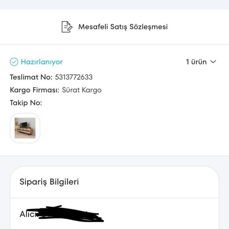 A101 Tiamob TV Ünitesi Gönderilmiyor.