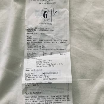 Decathlon Aldığım Ürün L Bedenden Daha Küçük