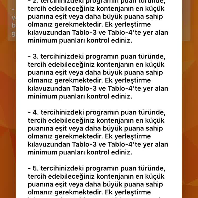 ÖSYM Ek Tercih Yapamıyorum