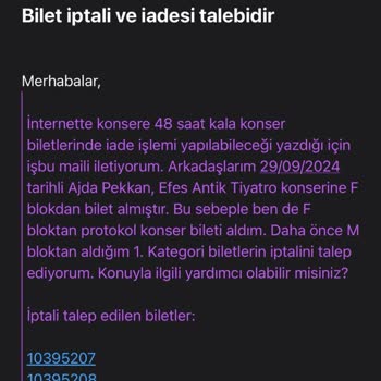 Bubilet Bilet İadesi Konusunda Yardımcı Olmamaktadır.