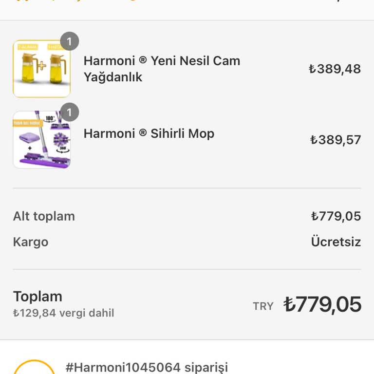 Harmoni Store Sipariş Sorunu Ve İletişim Eksikliği