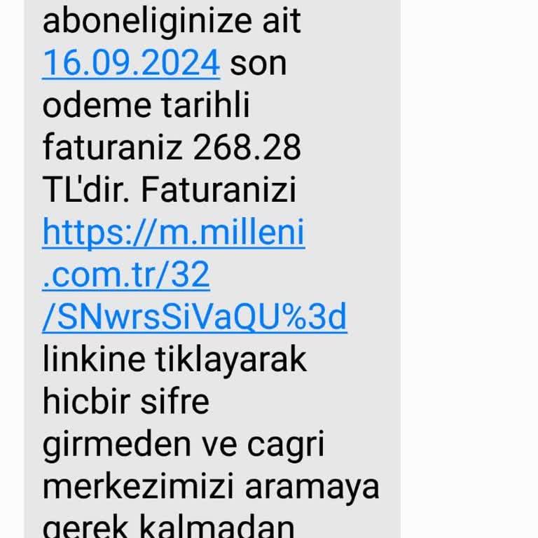 Millenicom İnternet Vermeden Fatura İstiyor