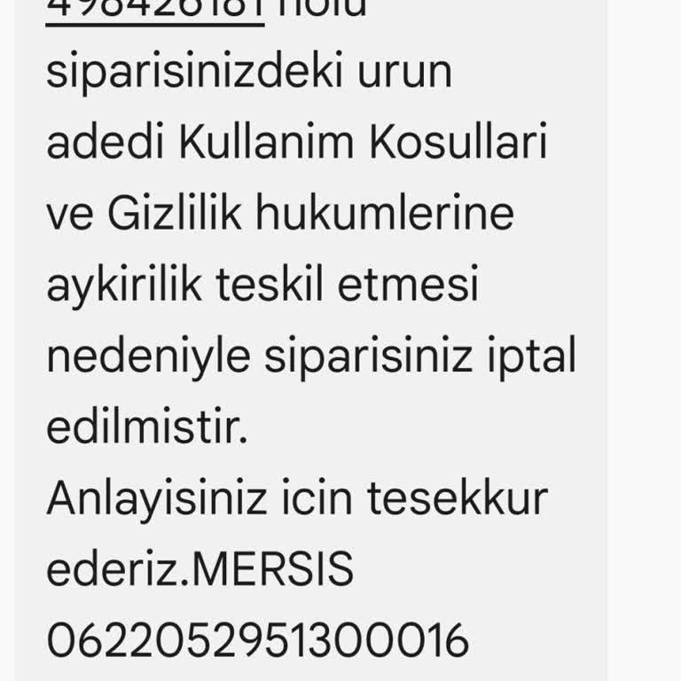 Migros Sanal Market Müşteri Memnuniyetsizliği