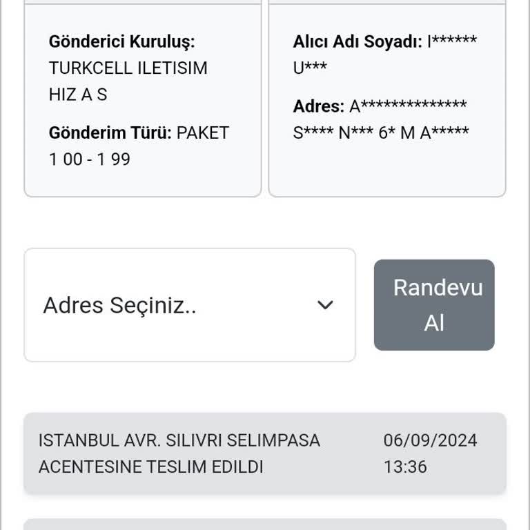 Turkcell Ve Kuryenet'in Yetersiz Hizmeti