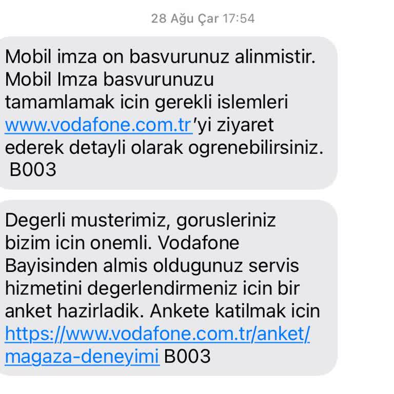Vodafone Mobil İmza Başvurusunda 13 Günlük Bekleyiş ve İletişimsizlik Sorunu