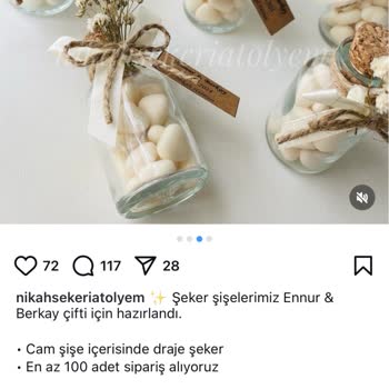Nikah Şekeri Atölyem Güvenilir Değil!