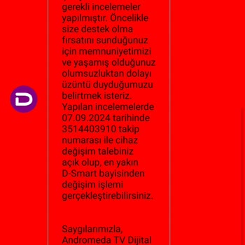 DSmart Yetkili Bayisine Ulaşamıyorum