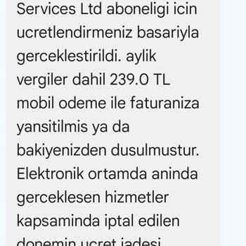 Vodafone Pay Adıma Açılan İzinsiz Abonelik