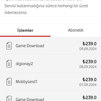 Vodafone Pay Adıma Açılan İzinsiz Abonelik