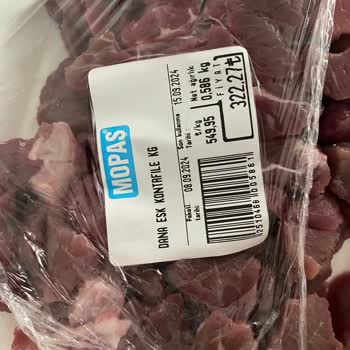 Cevizli Mopaş'tan Aldığımız Et Bozulmuş Çıktı